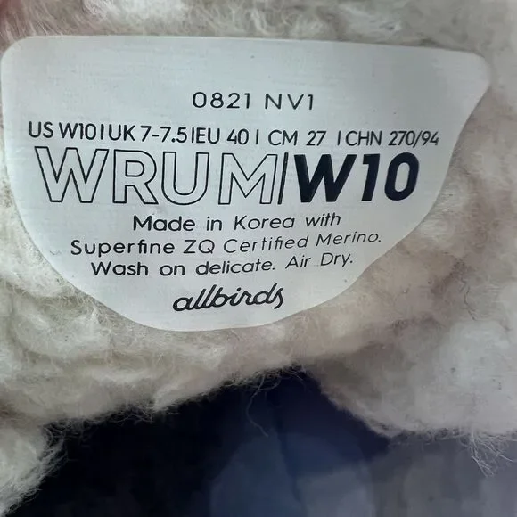 Allbirds Wool Runner Up Mizzles Pink Running Shoes Women's Size 10 - Picture 8 of 8